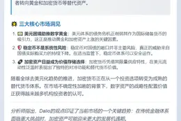 美元债务推高金价和加密货币