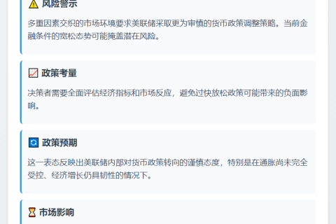 美联储降息需谨慎
