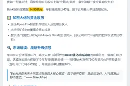 Bakkt新董事上任股价飙升40%