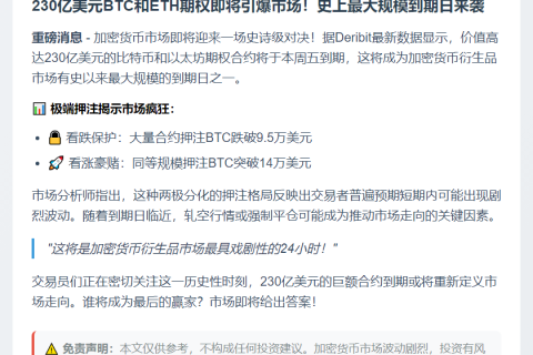 2.3万亿期权周五到期