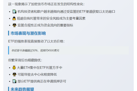 以太坊ETF交易量占比飙升至15%