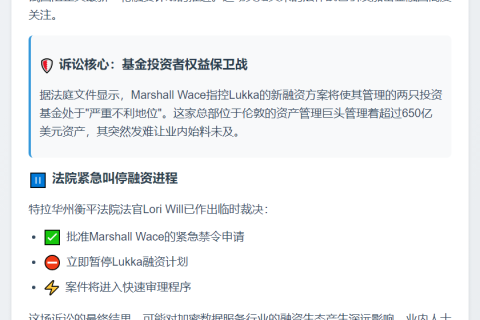 Marshall Wace起诉阻止Lukka融资