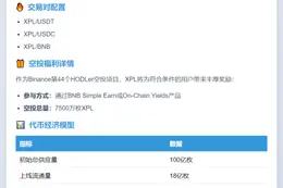 币安 HODLer 空投上线 Plasma (XPL)