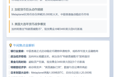 （原标题）>> 9月1日23btc午报速览