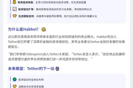 Tether任命Benjamin Habbel为新任CCO