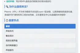 OKX将上线 XPL (Plasma)现货交易，并转换 XPL 盘前合约为标准永续合约