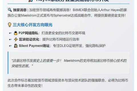 Hayes家族办公室资助比特币开发