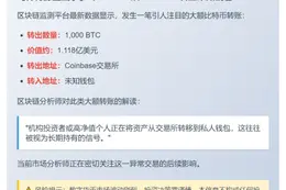 1000枚比特币转至未知钱包