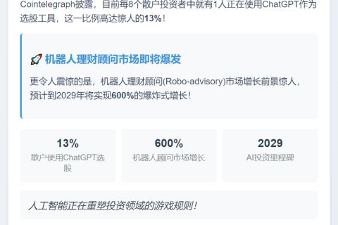 13%散户用ChatGPT选股