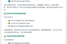 比特币核心指标现结构性变化