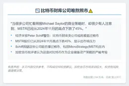 比特币财库公司难熬熊市