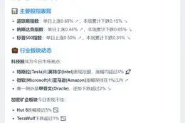 美股三大指数齐涨
