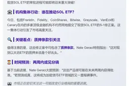 现货SOL ETF或两周内获批