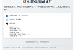恐慌指数升至33，市场仍恐慌