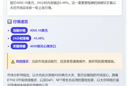 ETH突破4000美元