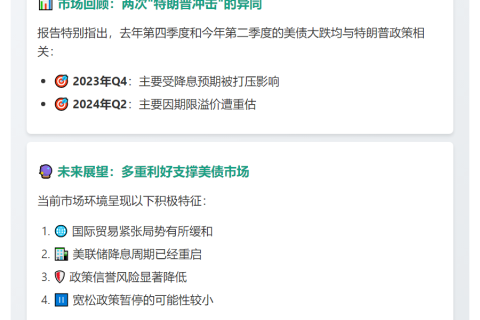 中信建投：美债收益率难反弹