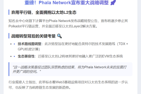 Phala Network将迁移至以太坊L2