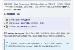 SUI Group增持2000万SUI，持仓破亿