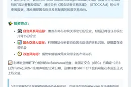 美“政府敛财”ETF本周或上市