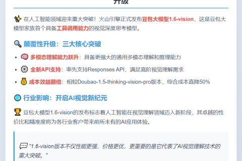 豆包1.6-vision重磅发布