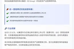 IG集团获英国批准加密牌照