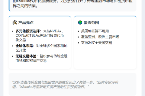 xStocks代币化股票在Moonshot上线
