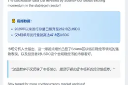 "Circle在Solana发行47.5亿USDC"