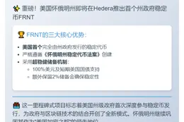 怀俄明州在 Hedera 上线稳定币 FRNT