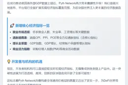 Pyth新增就业通胀等宏观经济指标