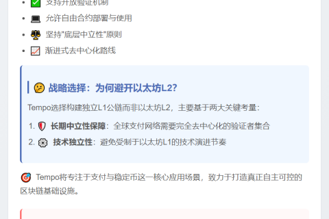 Paradigm联创：Tempo选择L1而非以太坊L2
