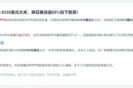 PIPPIN突破0.0238 USDT，24H涨超50%