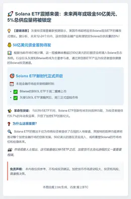 灰度：美SOL ETF两年或吸金50亿