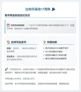 比特币白皮书17周年