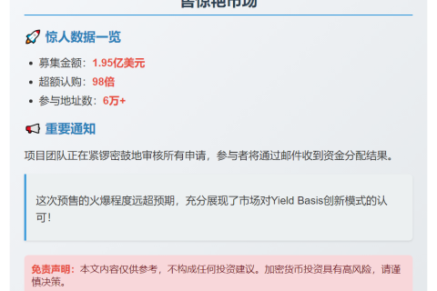 Legion首轮预售募资1.95亿美元