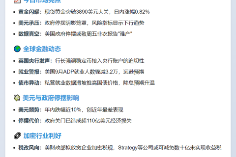 10月1日23btc晚报：重要动态一览