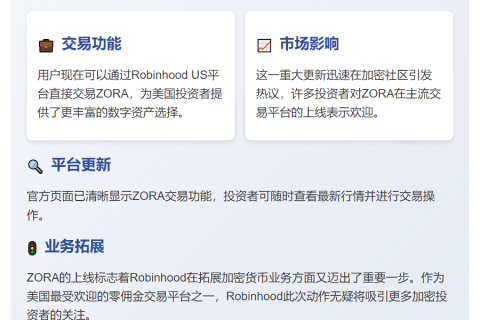 Robinhood上线ZORA