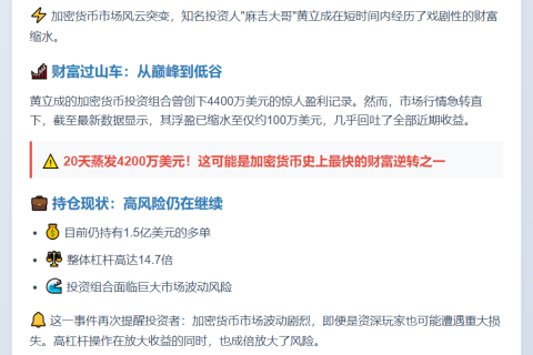 "麻吉大哥"收益骤减浮盈仅百万