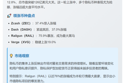 隐私板块飙升12.8%