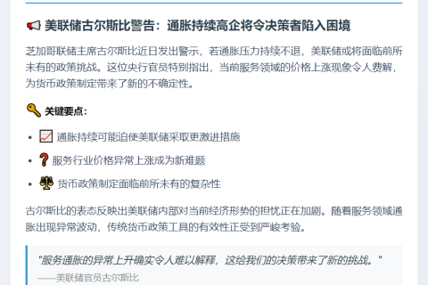 美联储或迎通胀持久战