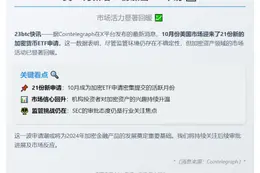 美10月新增21份加密ETF申请