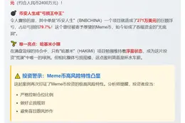币安重仓中文Meme亏损339万