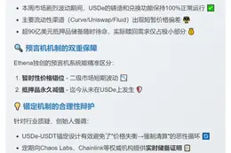 USDe锚定合理，市场动荡无宕机
