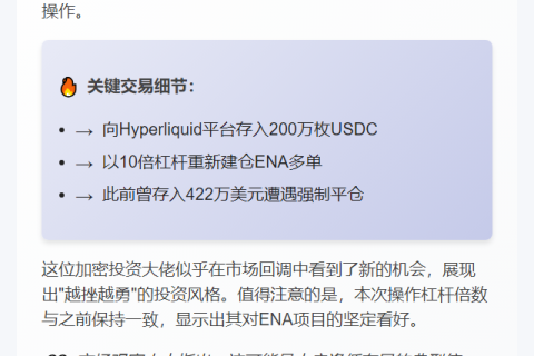 1kx联创再投200万美元加仓ENA