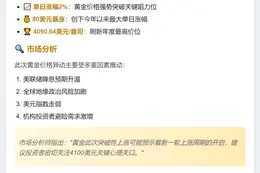 黄金暴涨2%突破4090美元