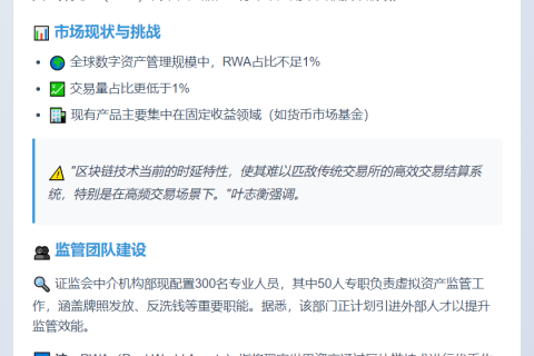 香港证监会：RWA代币化产品暂不适股票交易