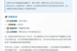 Sunshine Biopharma 豪掷 500 万美元购比特币