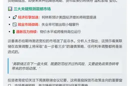 美联储柯林斯：降息仍将保持"温和紧缩"