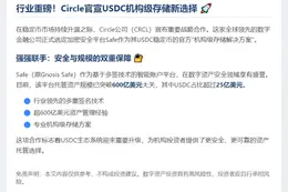 Circle Picks Safe for USDC Storage