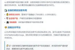 法银行巨头ODDO推欧元稳定币EUROD