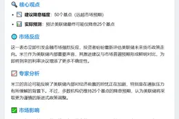 美联储理事呼吁降息50基点